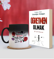 BK Gift Kişiye Özel Öğretmen Olmak Kitabı  Sihirli Kupası Hediye Seti