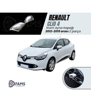 Renault Clio 4 HB Krom Ayna Kapağı 2 parça  2012-2019 P.ÇELİK