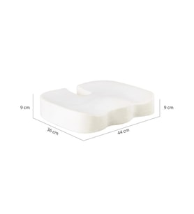 Viscofoam Ortopedik Oturma Minderi Hemeroid Kuyruk Sokumu Coccyx Oturma Minderi Visco Minder Gri