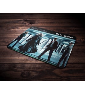 Kişiye Özel Harry Potter Temalı Hermione Ron Harry Albus Dumbledore Tasarımlı Mouse Pad (Renksiz)