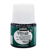 Pebeo Vitrail Şeffaf Cam Boyası 45ml Zümrüt Yeşili 13