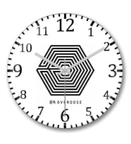 Exo Overdose 3 Duvar Saati Bombeli Gercek Cam