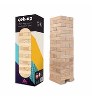 ÇEKUP 54 Parça Ahşap Denge Oyunu 3 Yaş ve Üzeri
