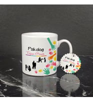 Psikolog Kupa Bardak ve Anahtarlık Set 002