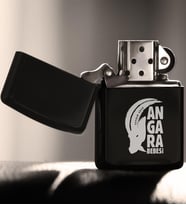 BK Gift Kişiye Özel Angara Bebesi Zippo Benzinli Siyah Metal Çakmak  3