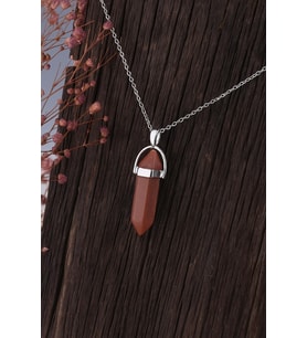 Çivi Kahve Yıldıztaşı Kolye Ucu - KL0116