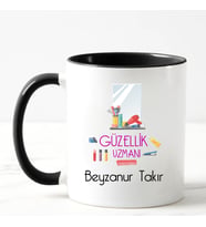 Güzellik Uzmanı Kupa Bardağı Siyah