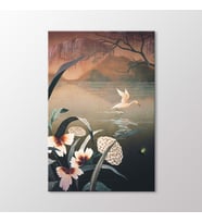 Arty Tablo Balıkçıl Kuşu Tablo (Karışık)