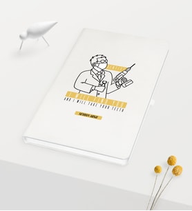 BK Gift Kişiye Özel Diş Hekimi Temalı Beyaz Defter - 4