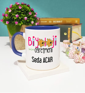 Biyoloji Öğretmeni Kupa Bardak Lacivert