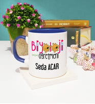Biyoloji Öğretmeni Kupa Bardak Lacivert