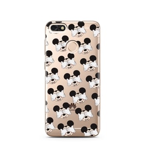 Mickey Tasarımlı Süper Şeffaf Silikon Telefon Kılıfı Huawei P9 Lite (2017) Mini 