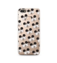Mickey Tasarımlı Süper Şeffaf Silikon Telefon Kılıfı Huawei P9 Lite (2017) Mini 