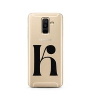Samsung A6 Plus Harf Tasarımlı Telefon Kılıfı K-Harfi 