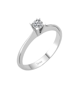 Sirius D Renk 0,25 Karat Pırlanta Tektaş Yüzük 0723R0029