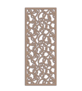 Liar Ahşap Seperatör (Paravan) - KSP31 - (85 x 210 cm) - (18 mm) - (Beyaz) (Renksiz)