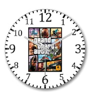 Grand Theft Auto 5 GTA V Duvar Saati Bombeli Gercek Cam