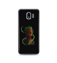 Baby Groot Tasarım Süper Şeffaf Silikon Telefon Kılıfı Samsung J4