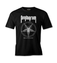 Pentagram - Relentless Siyah Erkek Tshirt