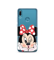 Minne Tasarımlı Süper Şeffaf Silikon Telefon Kılıfı Huawei Y6 Prime (2019)