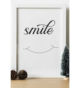 Smile Ahşap 24x33 cm Tasarım Çerçeve