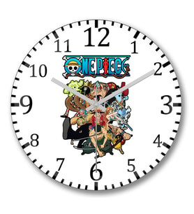 One Piece9 Duvar Saati Bombeli Gercek Cam