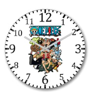 One Piece9 Duvar Saati Bombeli Gercek Cam