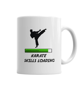 Karate Skills Loading Kupa Bardak Porselen