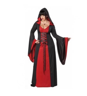 Halloween Cadı Yetişkin Kadın Kostümü (Siyah)