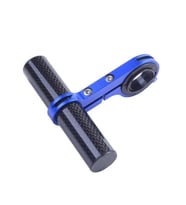 M365 Elektrikli Scooter İçin Gidon Montaj Ek Bar 10cm Karbon Boru Mavi