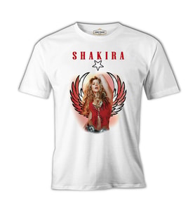 Shakira - İstanbul Beyaz Erkek Tshirt