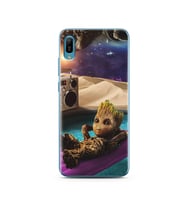 Baby Groot Tasarım Süper Şeffaf Silikon Telefon Kılıfı Huawei Y6 2019