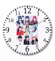 Twice Duvar Saati Bombeli Gercek Cam