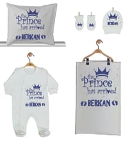Pia Baby GL 1907-02 İsme Özel Beşli Tulum Set