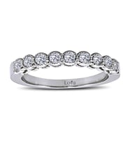 Lova 0,45 Karat Pırlanta Yarımtur Yüzük - 1010082