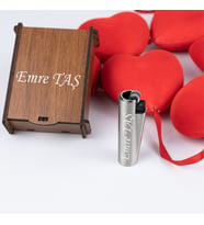 İSME ÖZEL AHŞAP KUTULU METAL CLIPPER (Metal)