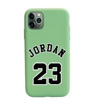 Iphone 11 Pro Max Air Jordan Tasarımlı Yeşil Lansman Telefon Kılıfı