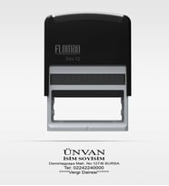 BK Gift Kişiye Özel Floman Otomatik Siyah Kaşe