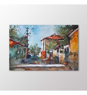 Arty Tablo Suluboya Sokak Tablo (Karışık)