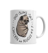 Chubby Pug Tombul Kupa Bardak Porselen