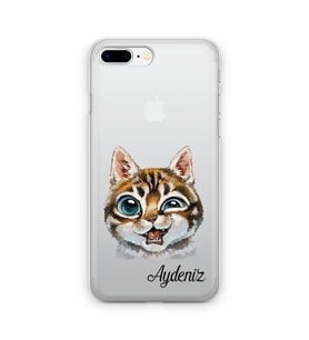 Kedi Tasarımlı Kişiye Özel Telefon Kılıfı (Tüm Telefon Modelleri Mevcuttur.)