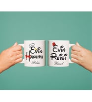 Kişiye Özel İkili Evin Hanım-Reisi Kupası