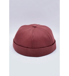 Bordo %100 Pamuk Cap Docker Şapka