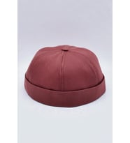 Bordo %100 Pamuk Cap Docker Şapka