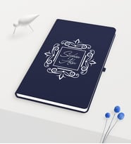 BK Gift Kişiye Özel İsimli Lacivert Defter - 1