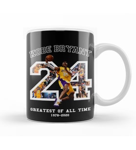 Kobe Bryant Greatest of All Time Kupa Bardak Porselen