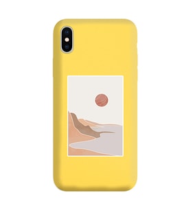 Sarı Lansman Telefon Kılıfı Iphone XS