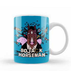 Bojack Horseman    Kupa  Bardak  Porselen