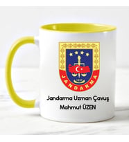Jandarma Uzman Çavuş Kupa Bardağı Sarı