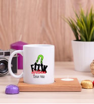 Fizik Öğretmeni Ahşap Altlıklı Mumlu Beyaz Kupa Bardak